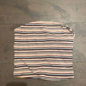 Garage Stripped Tube Top